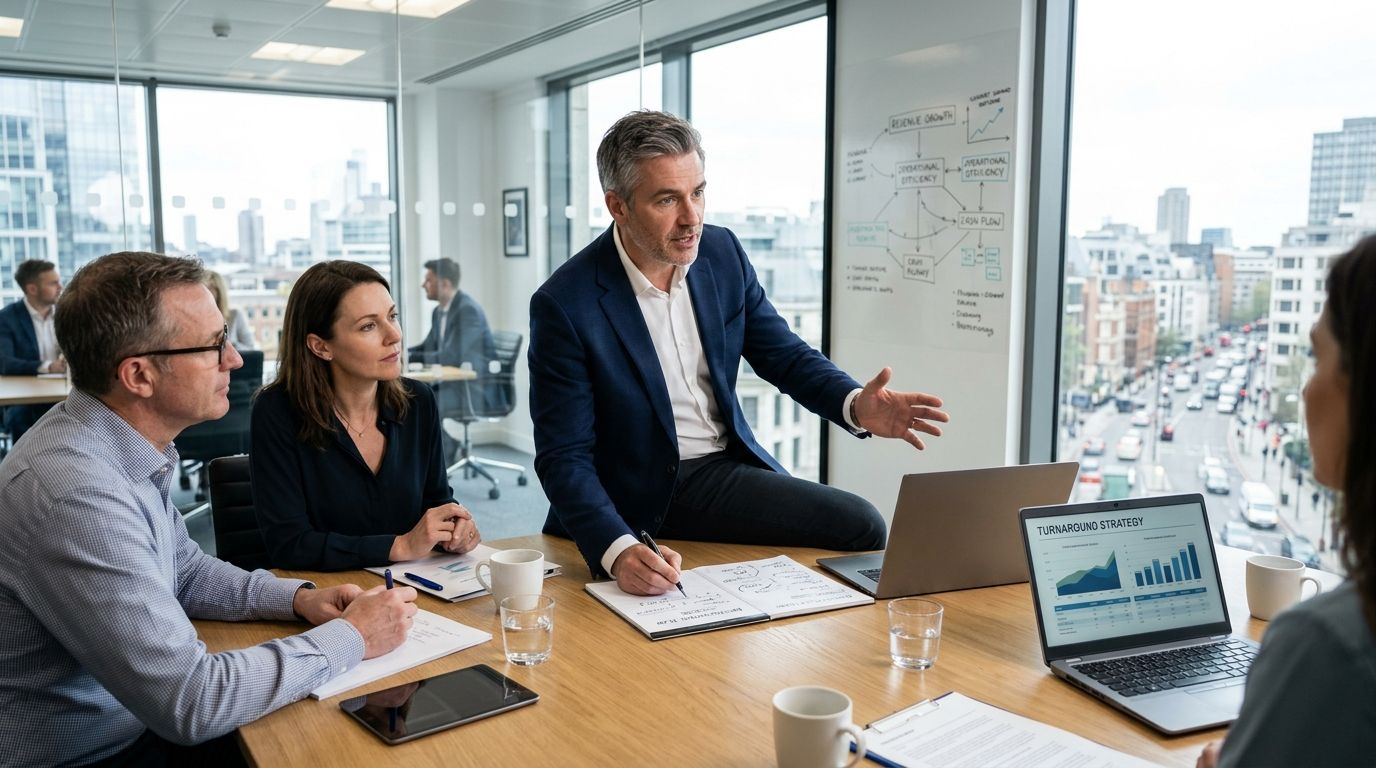 Turnaround consulting for underperforming businesses